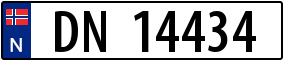 Truck License Plate